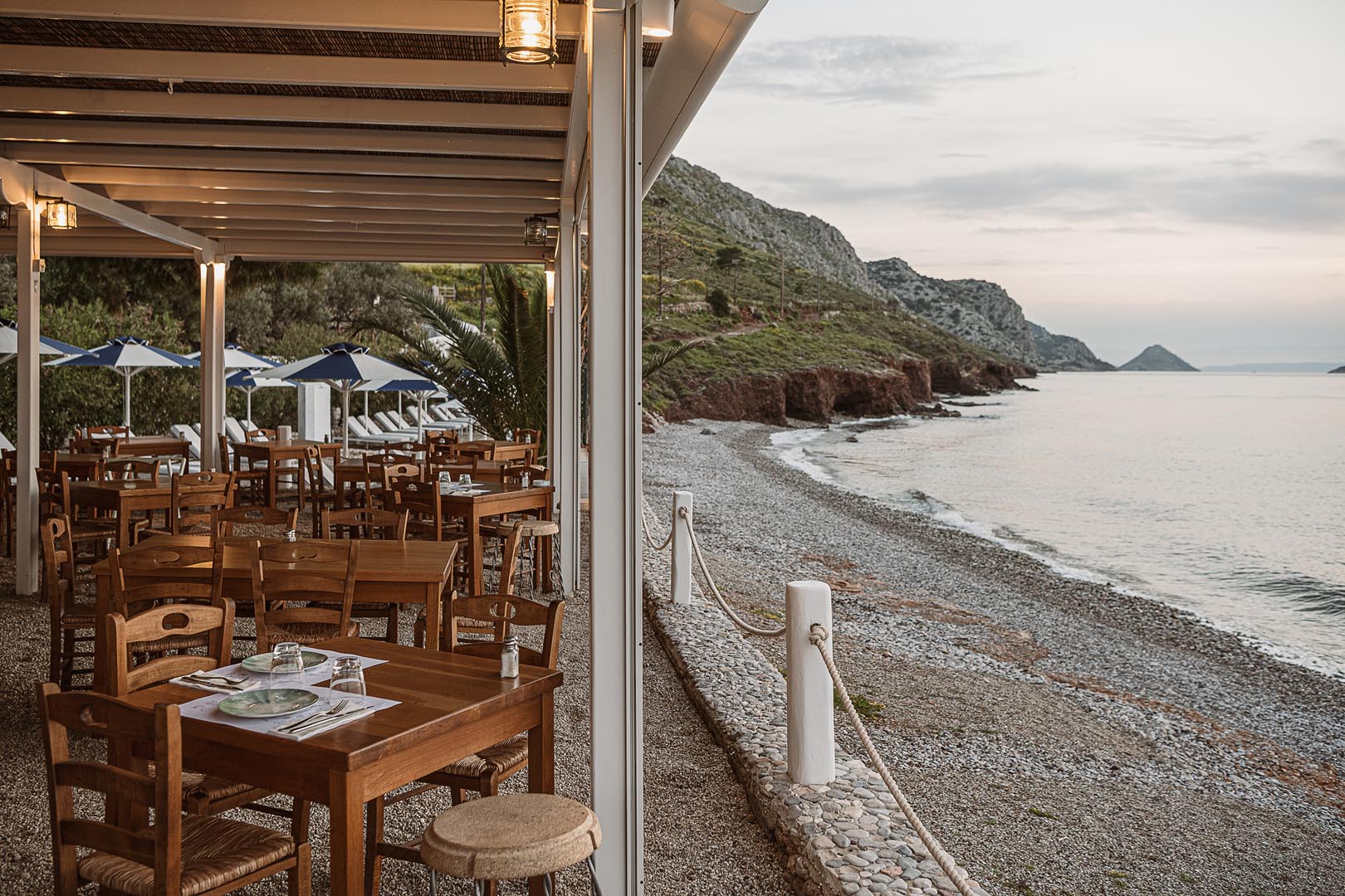 Private dining in Hydra: Seaside meals and celebrations at Bellevalia