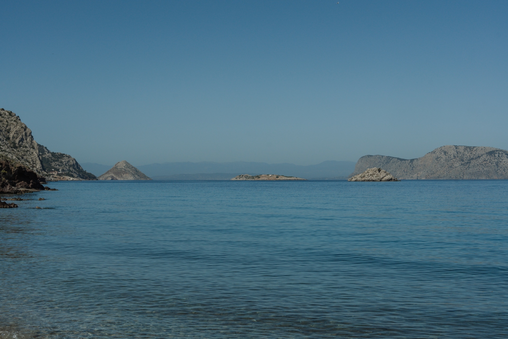 Hidden beaches in Hydra